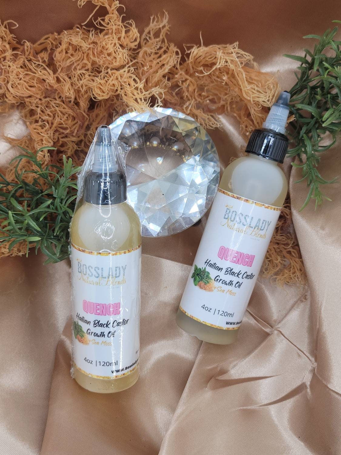 Haitian Black Castor /w Sea Moss Hair Growth oil