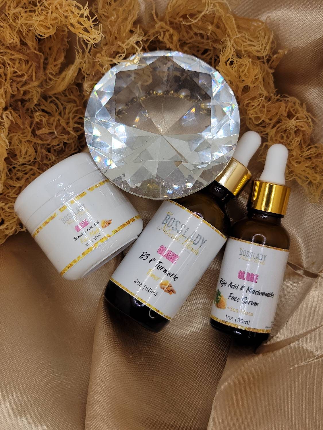 (GLARE)-Turmeric +Niacinamide face set