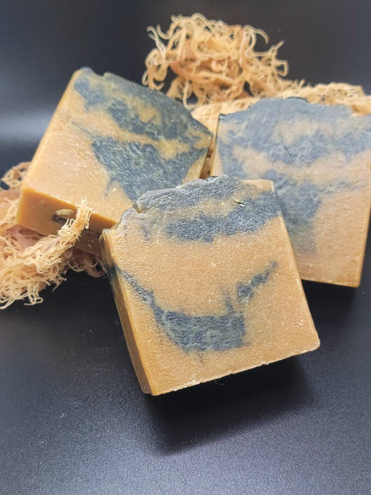 Turmeric & Activated Charcoal Face and Body Soap